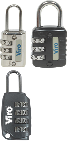 VIRO - Lucchetti per valigie a combinazione variabile