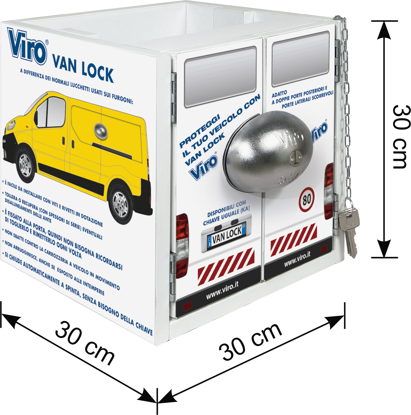 Van Lock Compact. Cerradura para Furgonetas Pequeñas