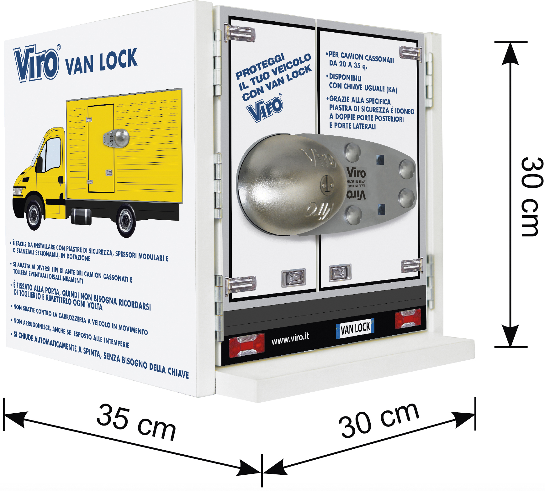 Van Lock Compact. Cerradura para Furgonetas Pequeñas