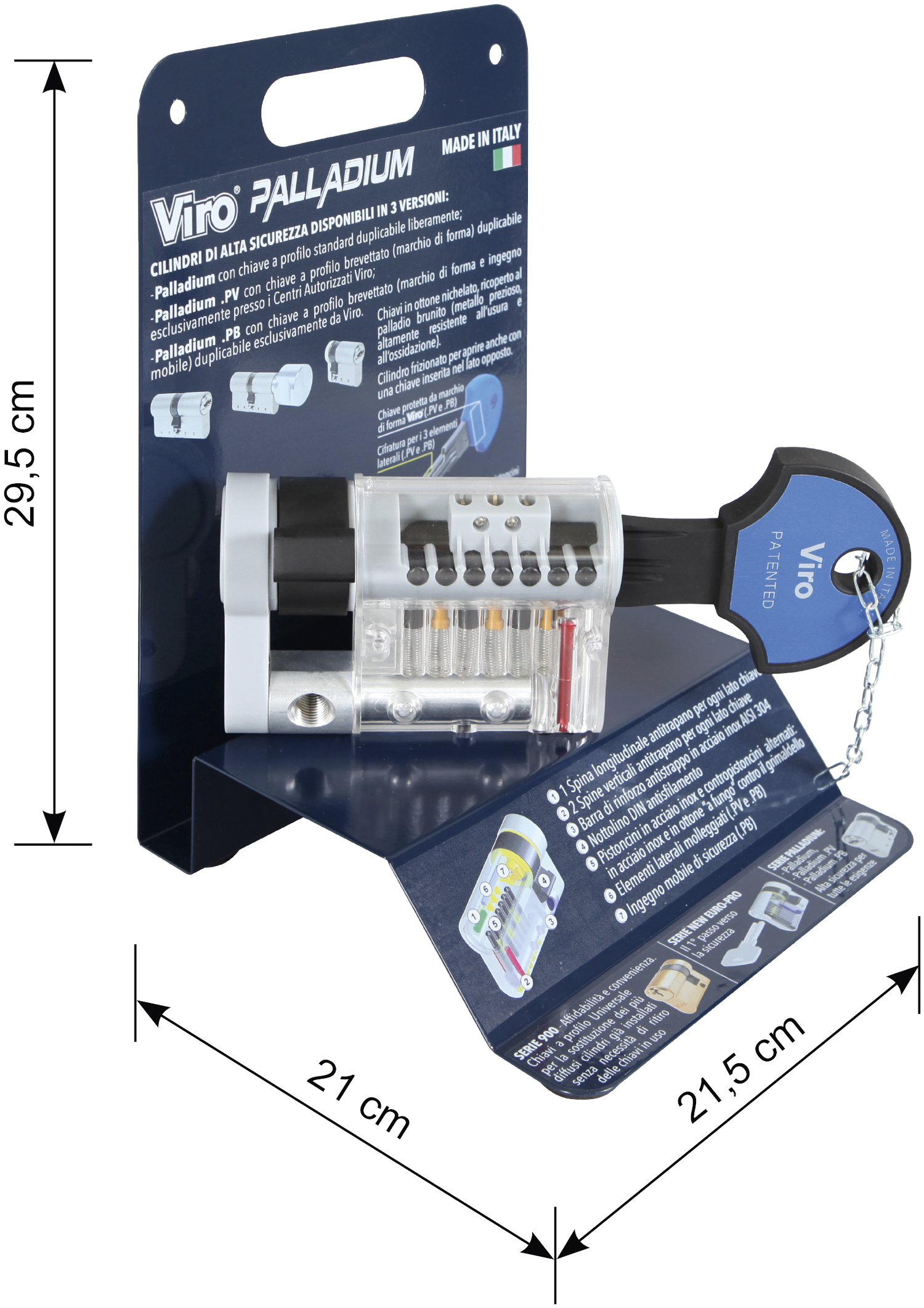 VIRO - Expositor cilindros PALLADIUM