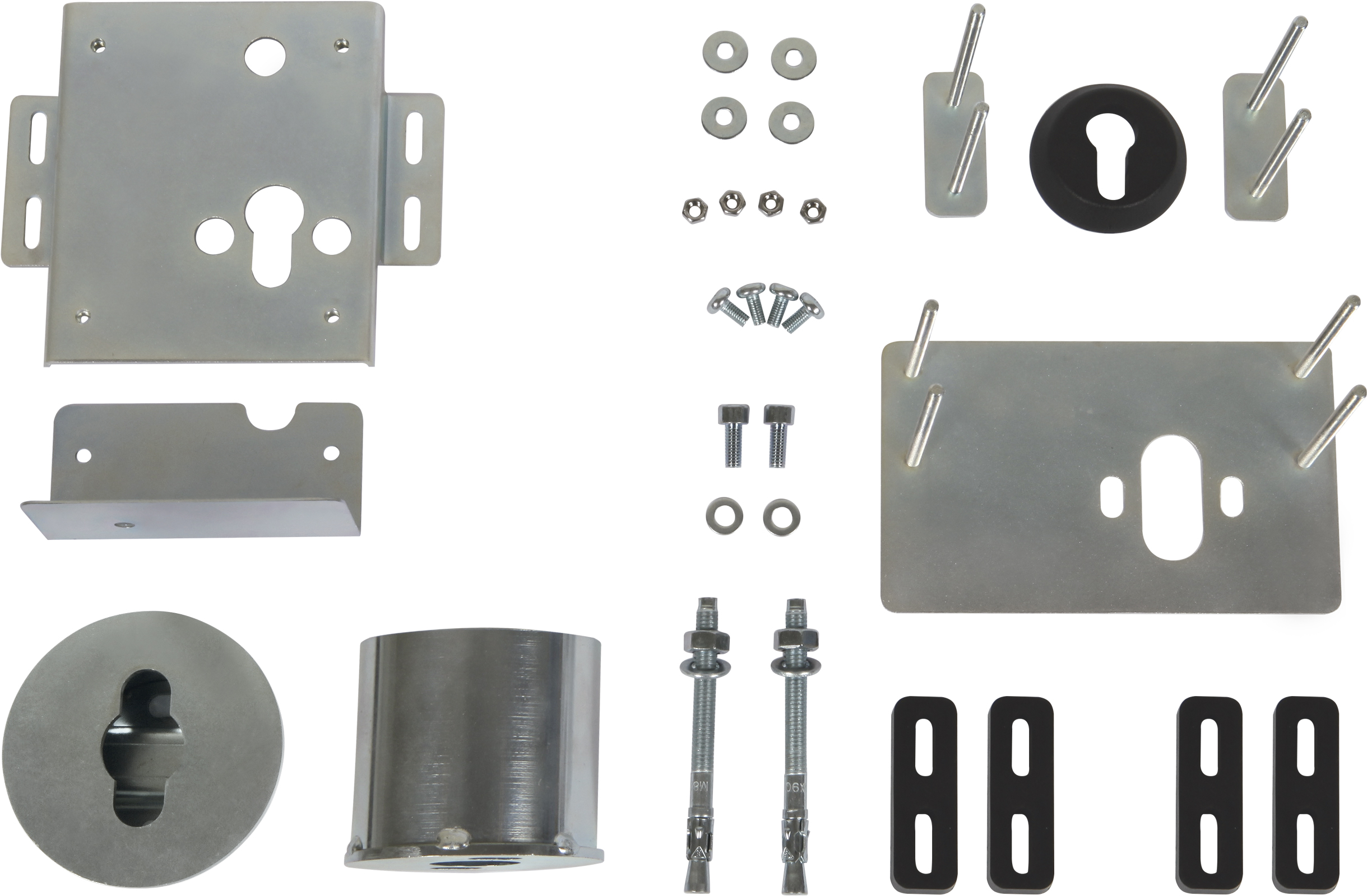 ACCESSORI PER L’INSTALLAZIONE DELLA SERRATURA ELETTRICA V09 SU PORTE SEZIONALI MOTORIZZATE