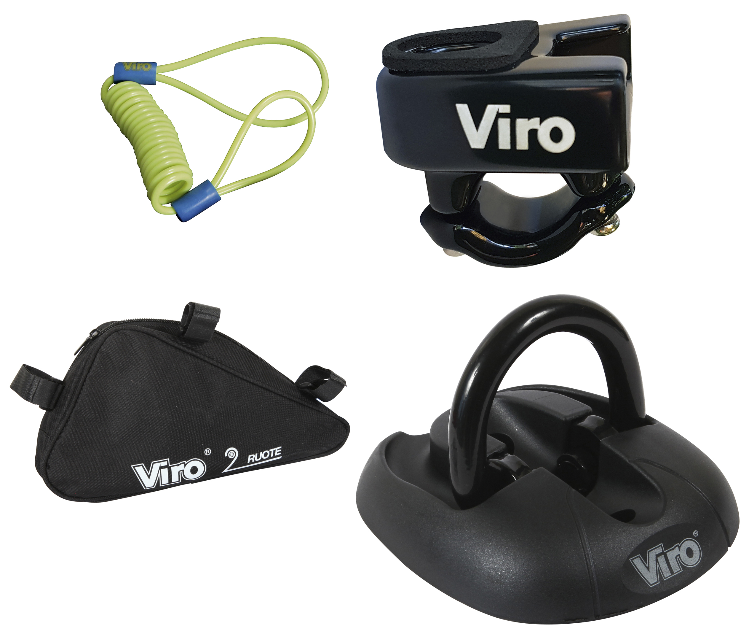 VIRO - Accessoires voor diefstalbeveiliging voor tweewielers