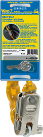 Confezione 2 Lucchetti + Catena Per Moto E Bici True Face - Antiruggine Con Chiavi