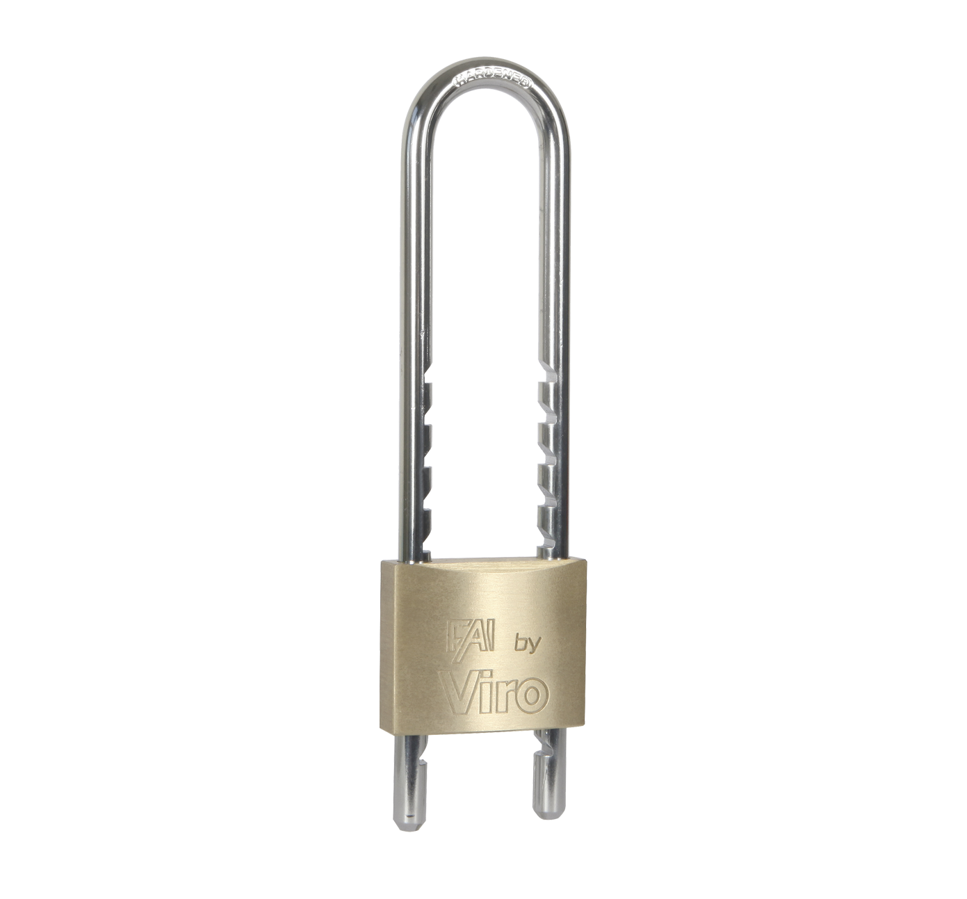 Fai by Viro rectangular padlock with adjustable shackle